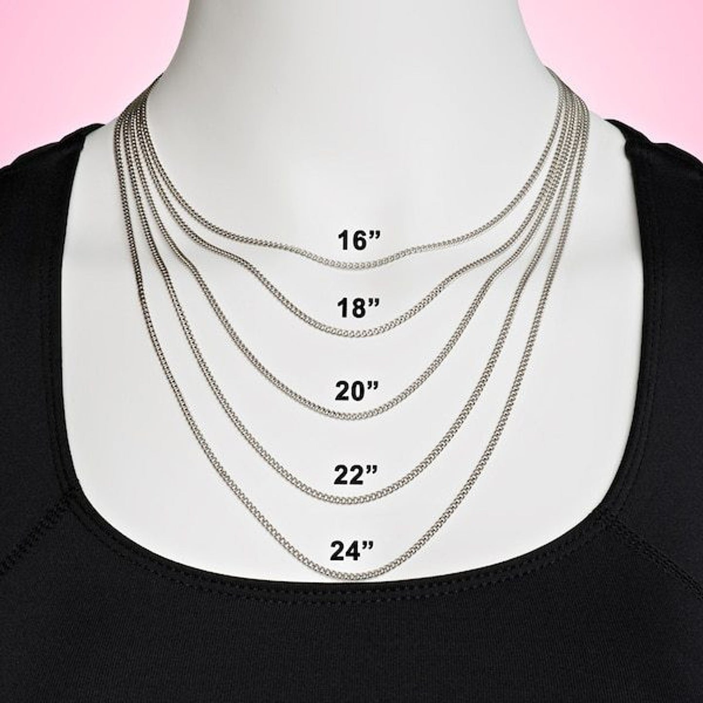 Thin Blue Line Angel Wing Flag Necklace - Stainless Steel